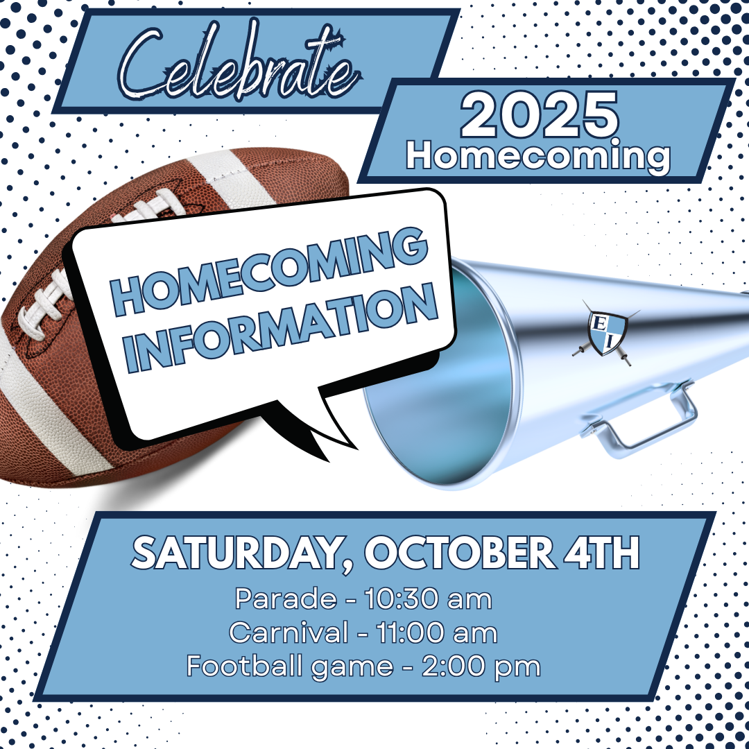 Homecoming is Saturday, 10/4