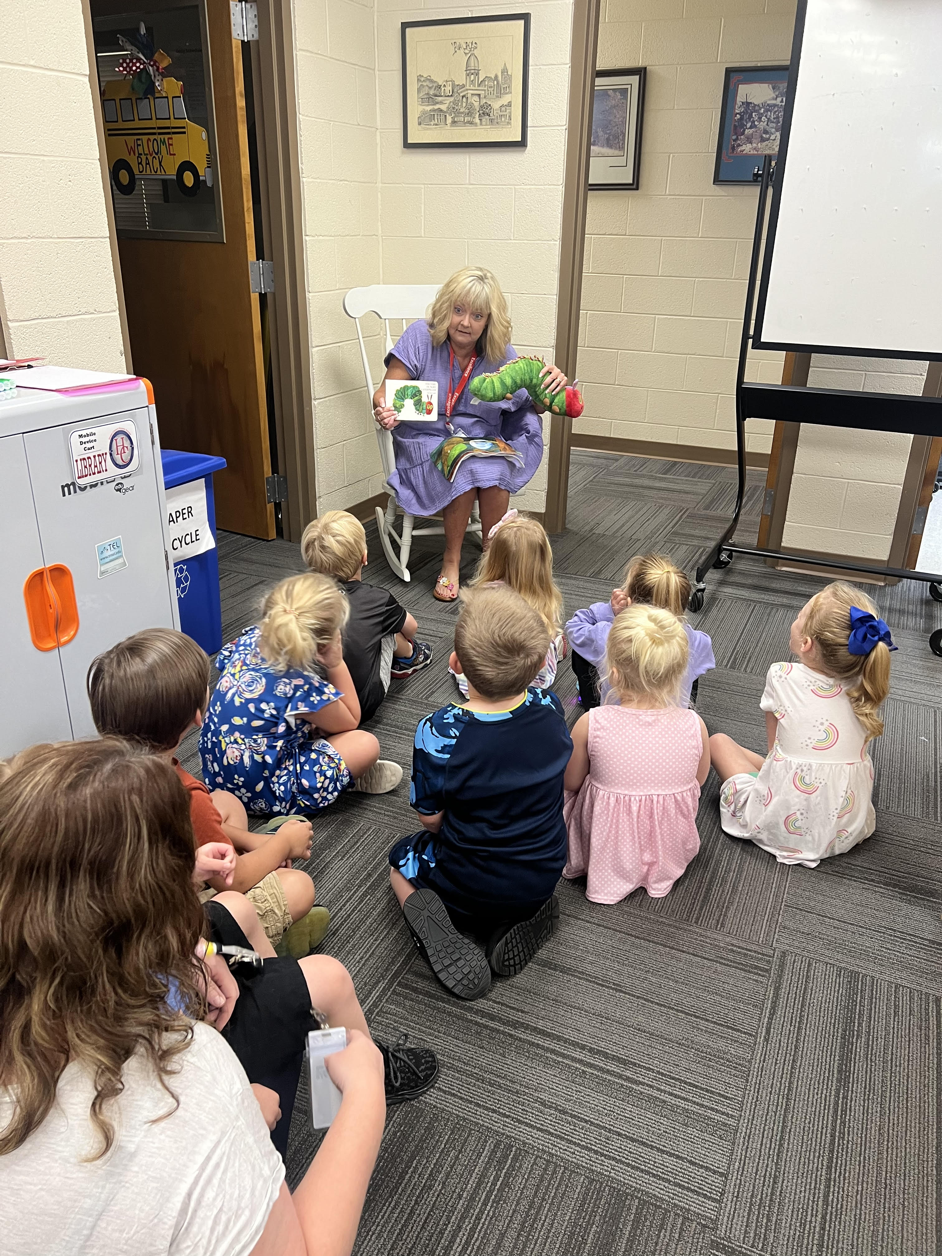 children being read aloud to