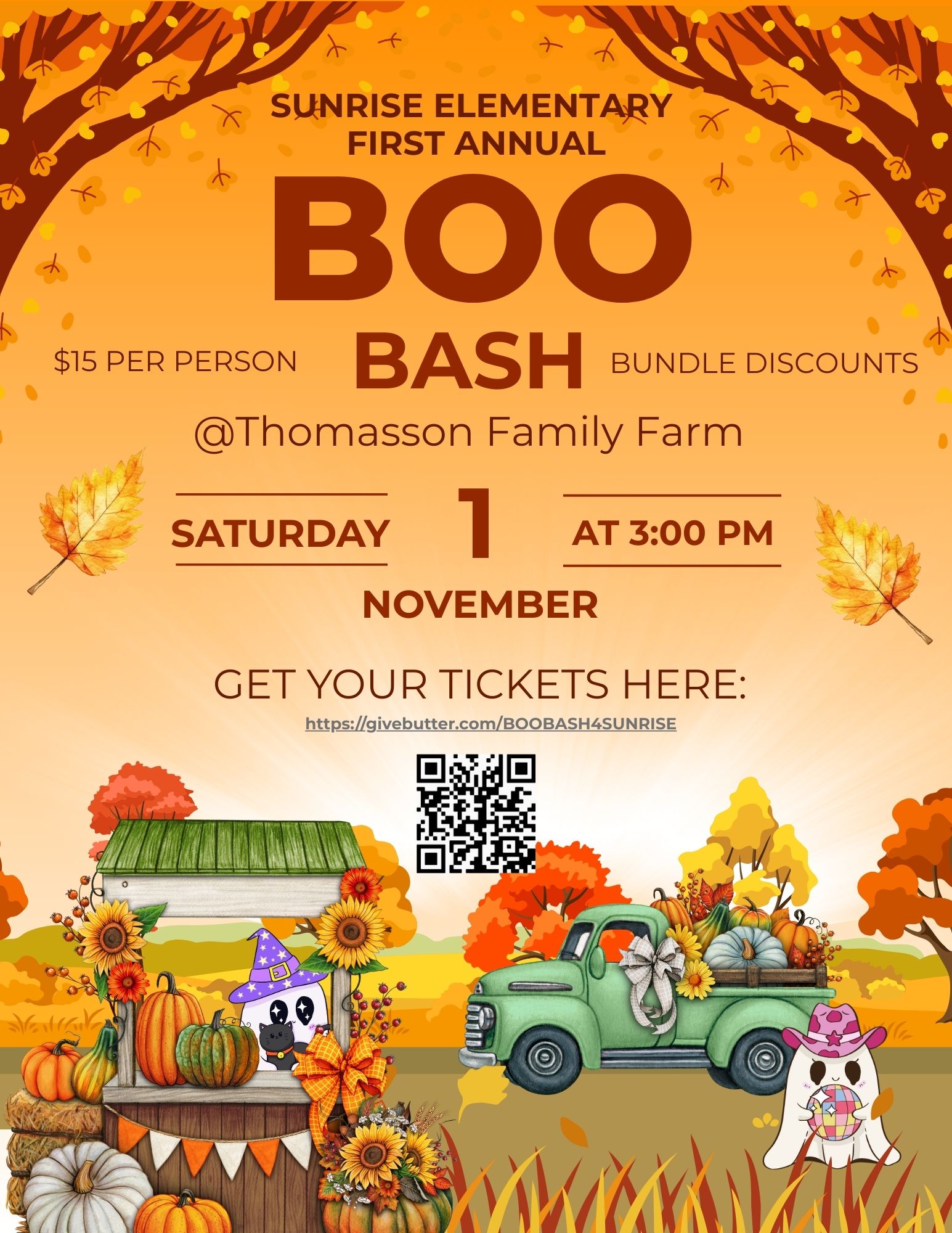 Boo Bash, Saturday November 1st