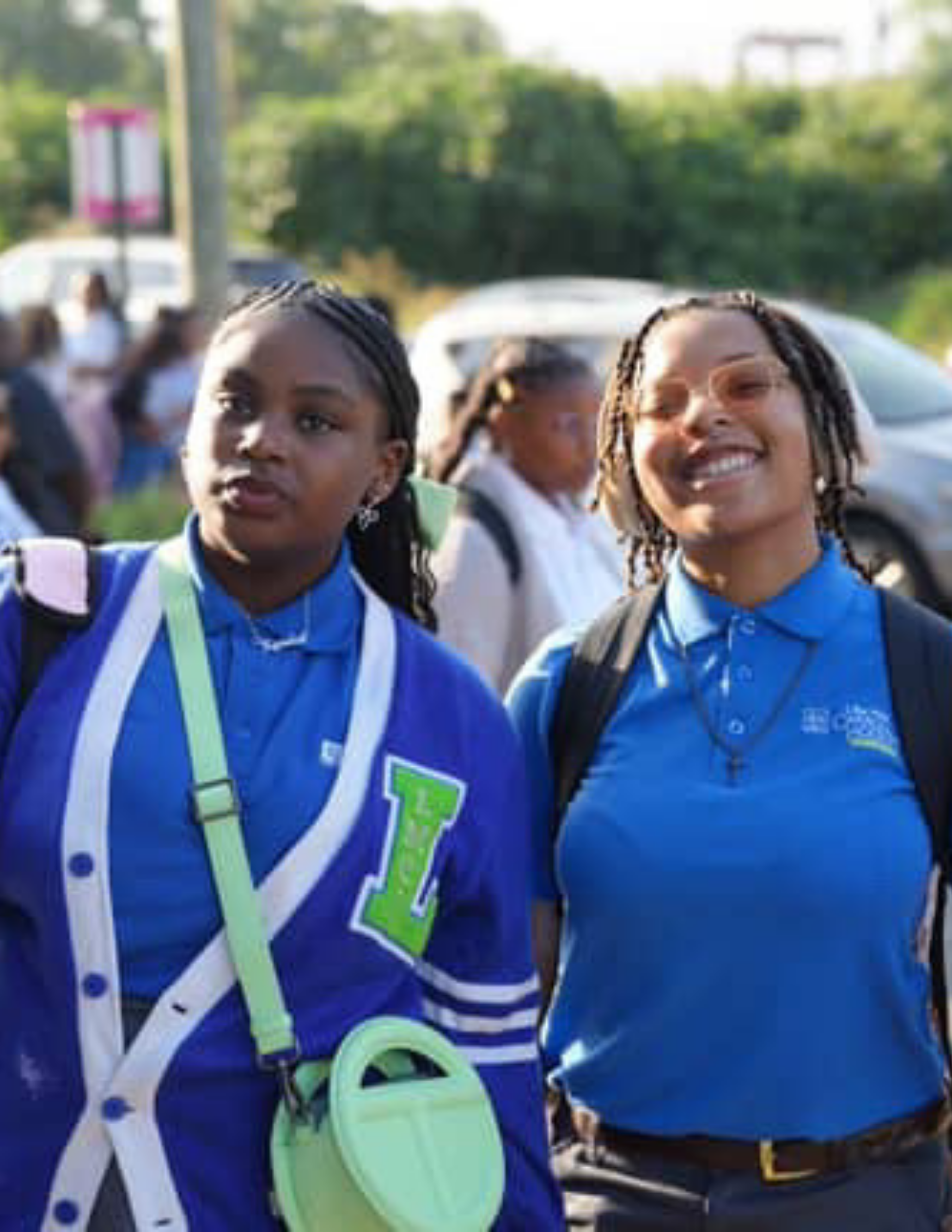 2 students at Lillie Mae Carroll Jackson school