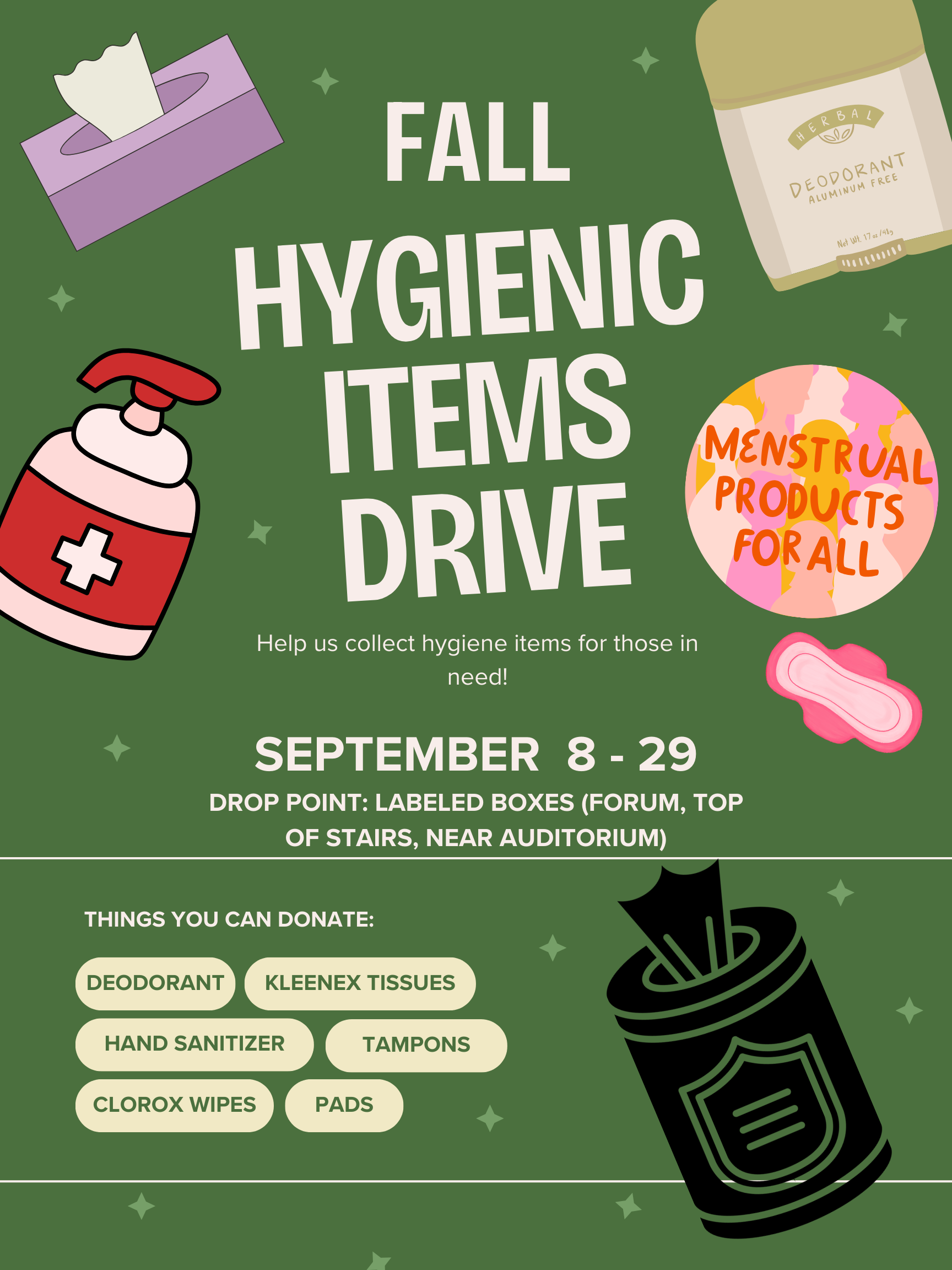 Hygiene Products Drive logo