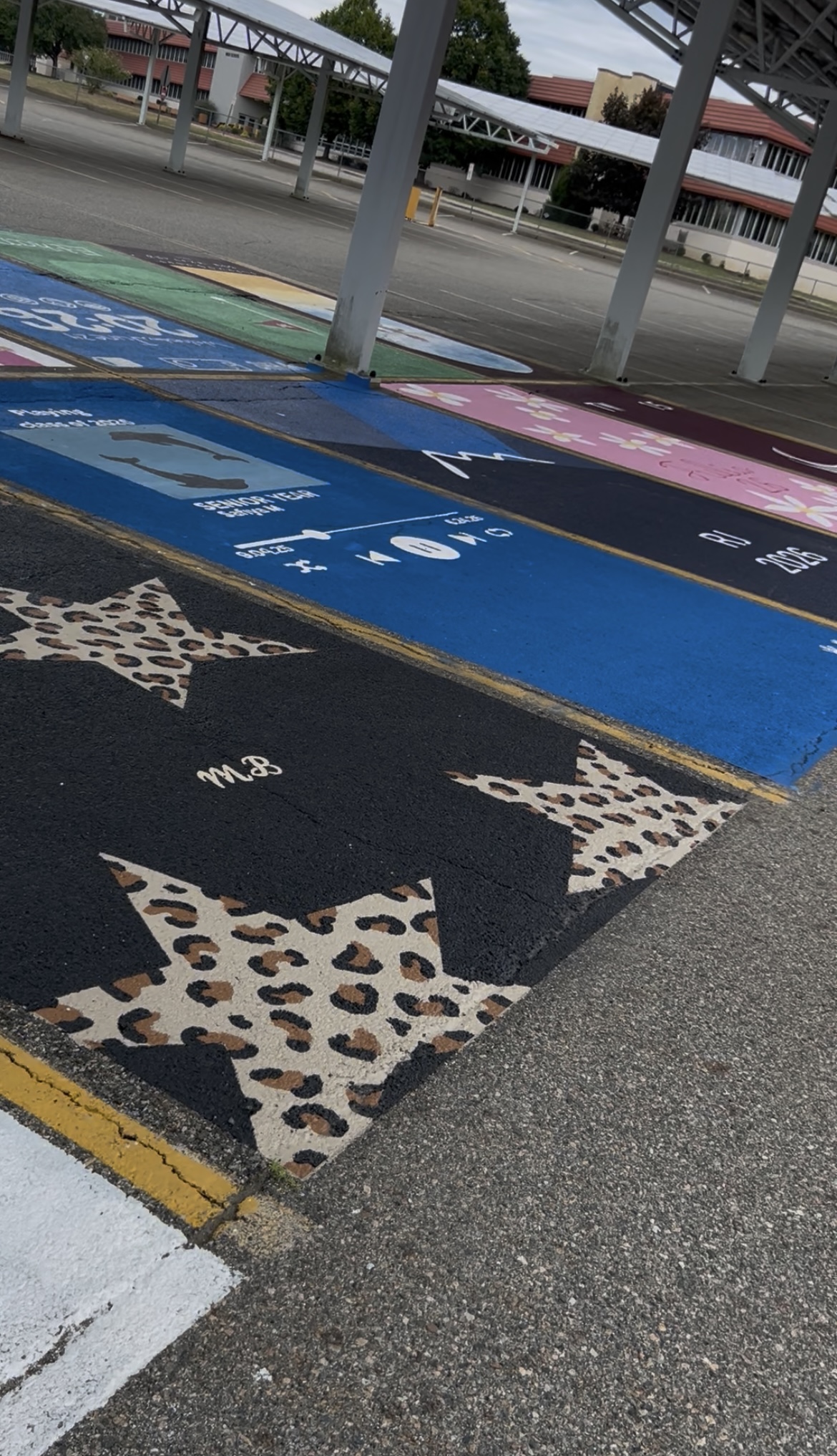 WHHS Paints a Parking Spot