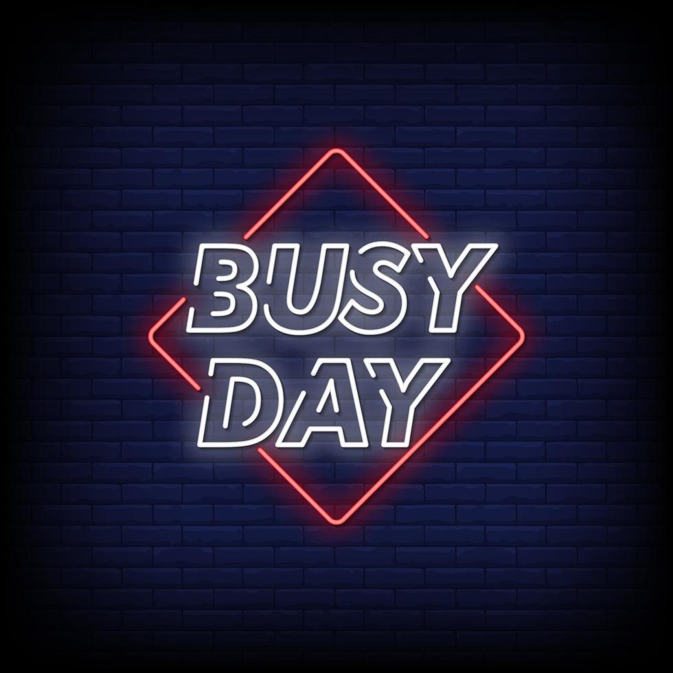 busy day