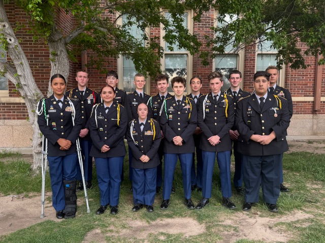 JROTC Students in Uniform