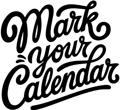 Mark your clalendar