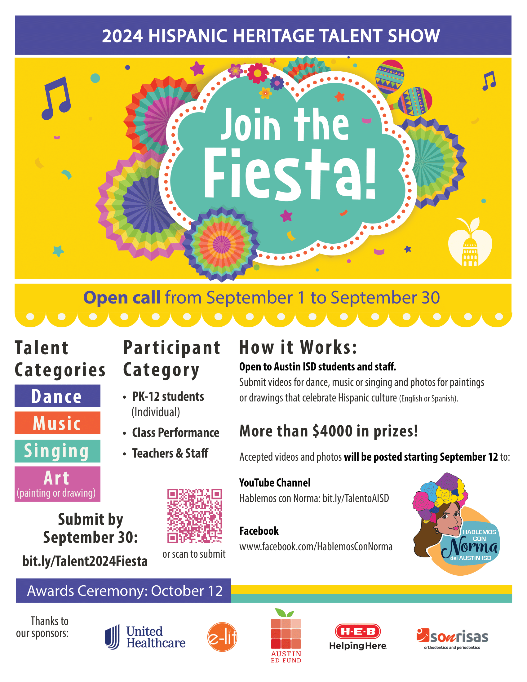 Flyer for Join the Fiesta!