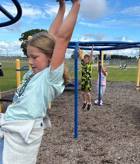Hanging around at recess