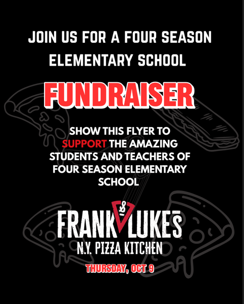 Frank & Luke's flyer for October 2025 newsletter