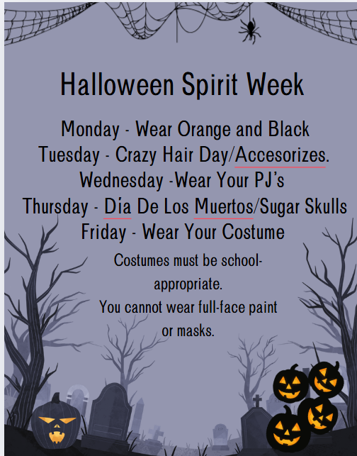 Halloween Spirit Week