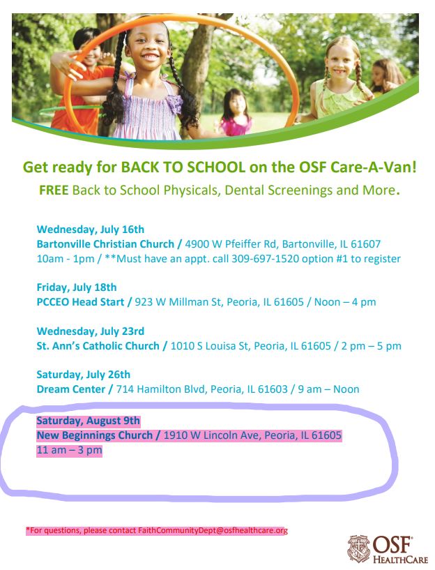 back to school physicals