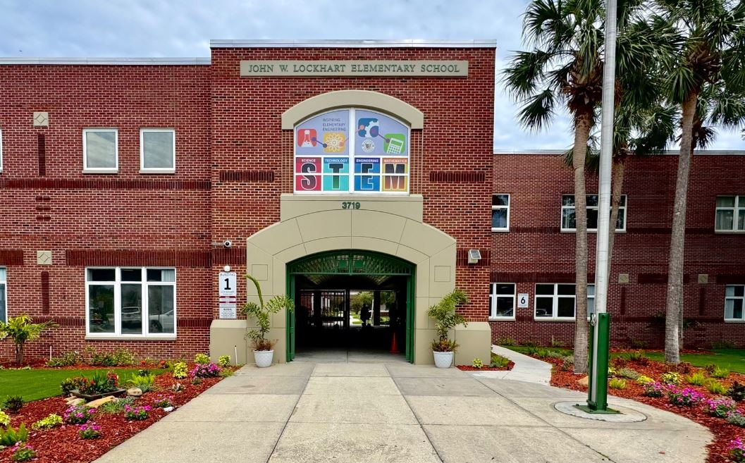 front of the school Lockhart