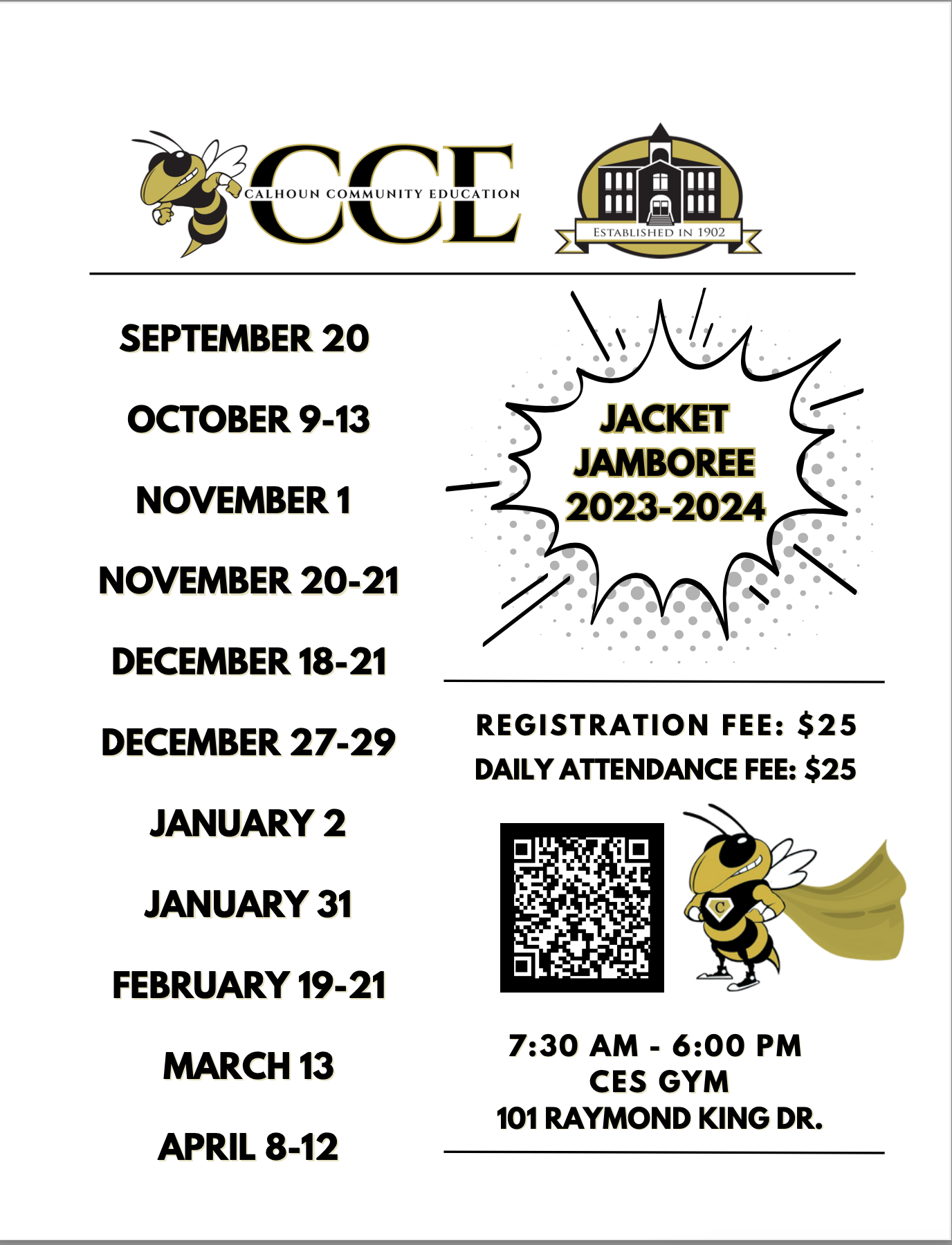 CCE Jacket Jamboree