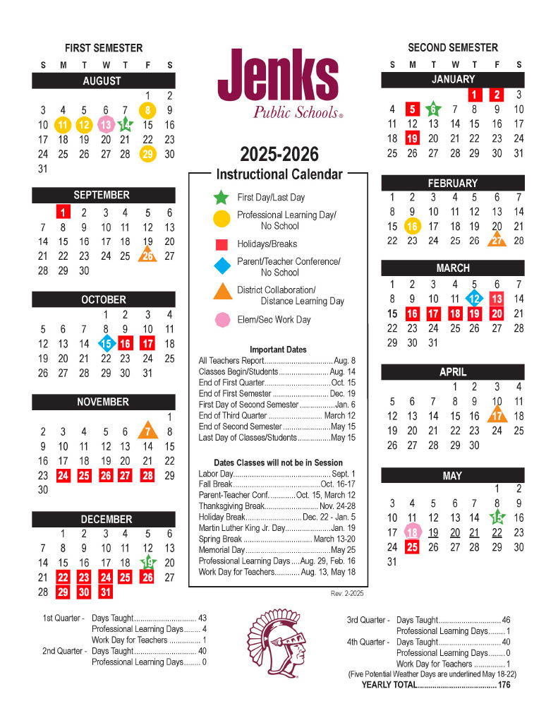 JPS 25-26 Calendar