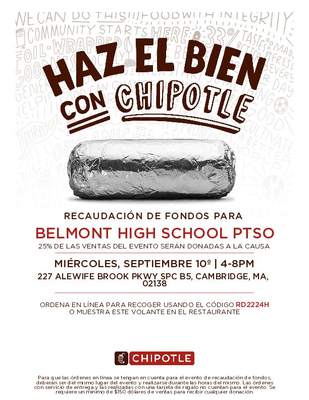 Chipotle Flyer Spanish
