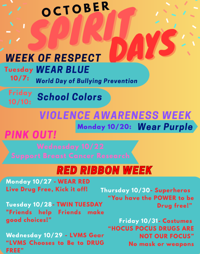 October Spirit Days 25