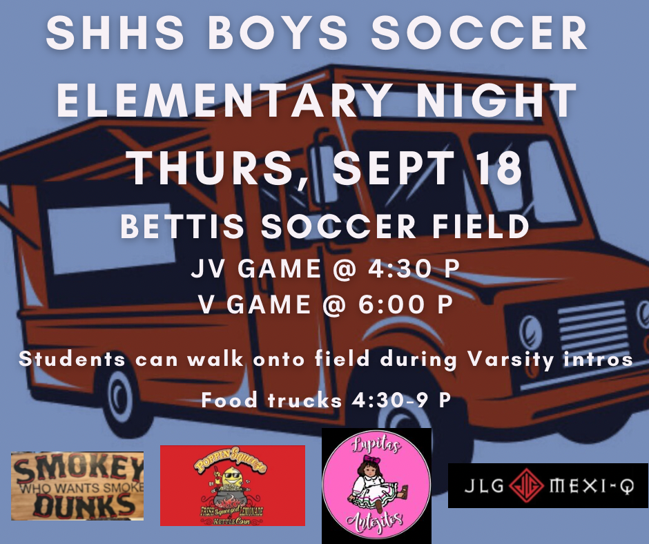 SHHS Boys Soccer Elementary Night