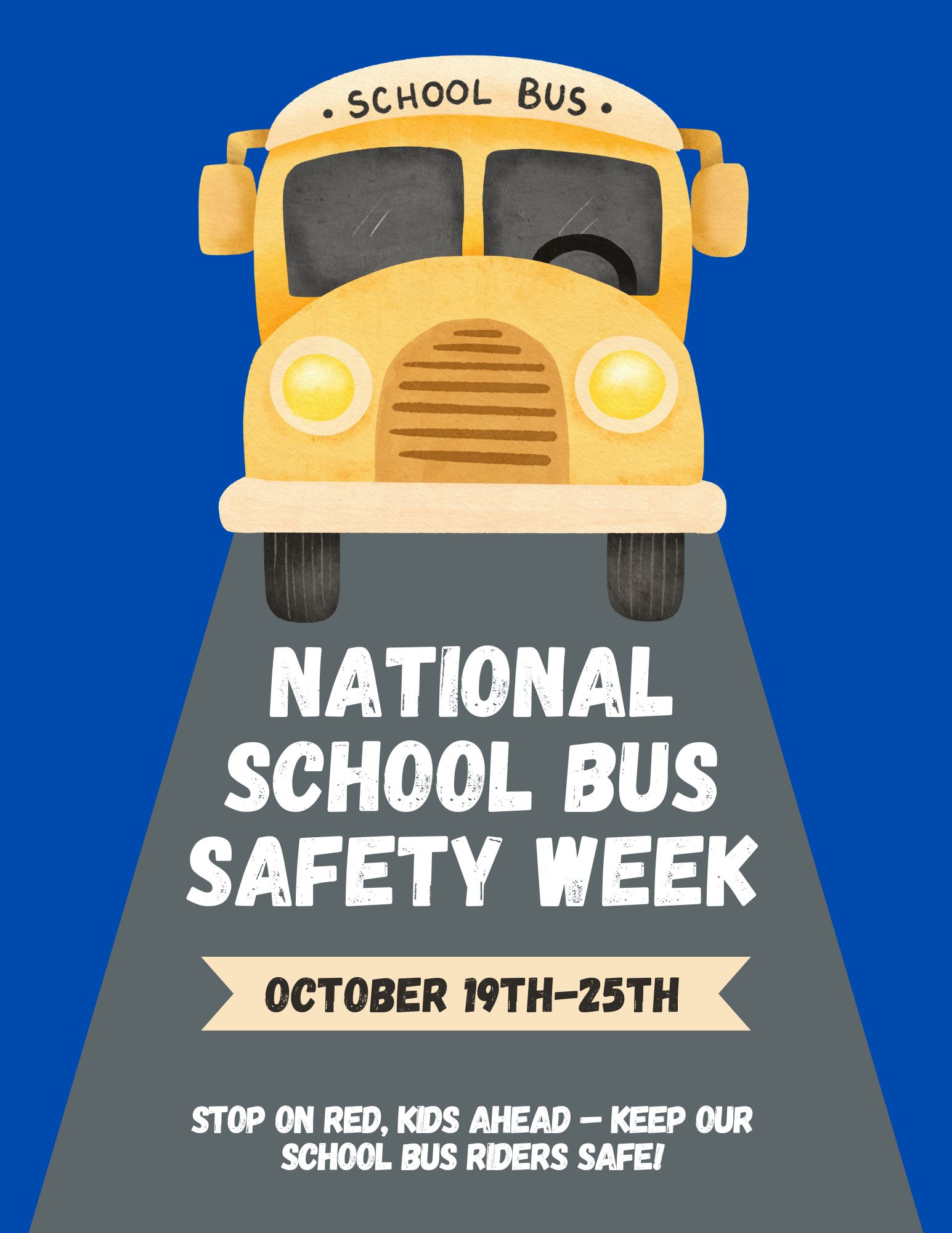 school bus safety week