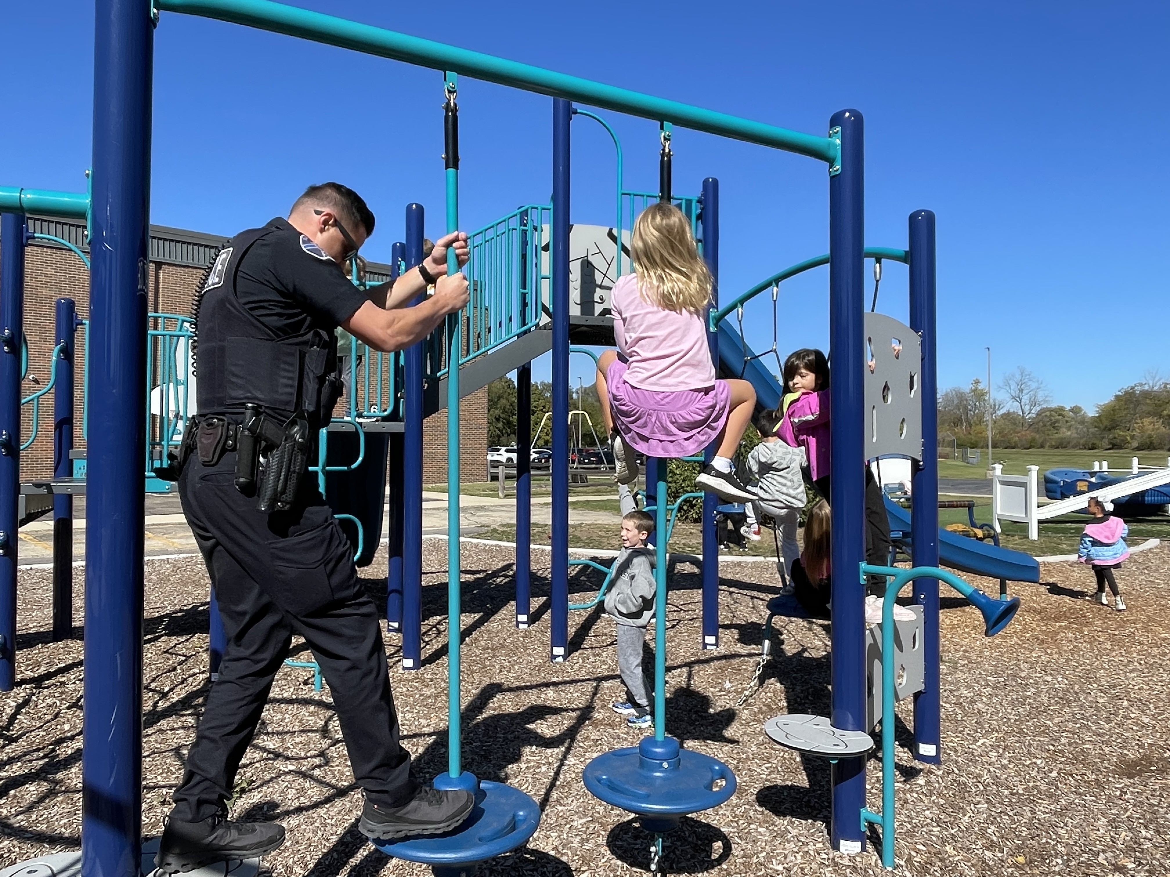 Warrenville PD visits Bower