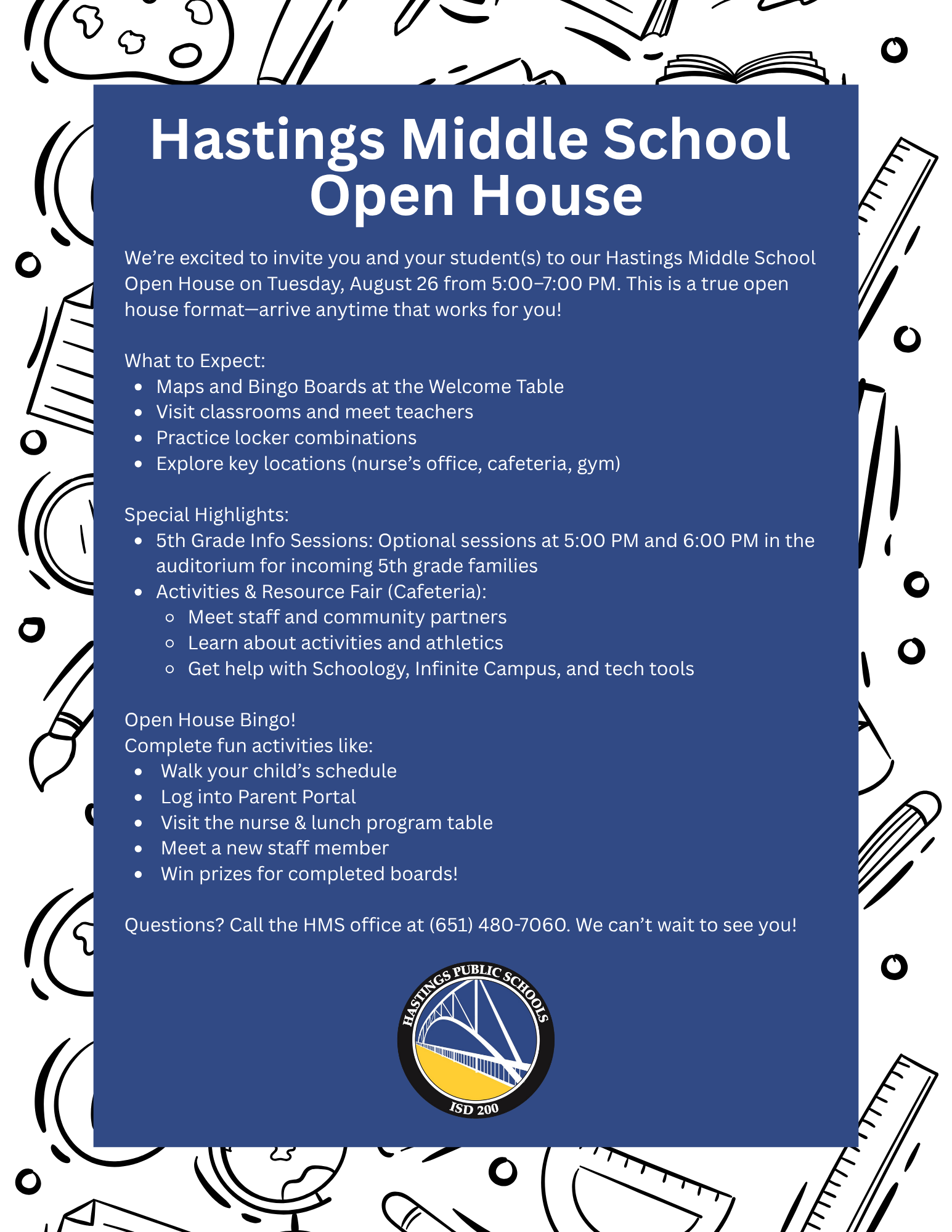 Middle School open house
