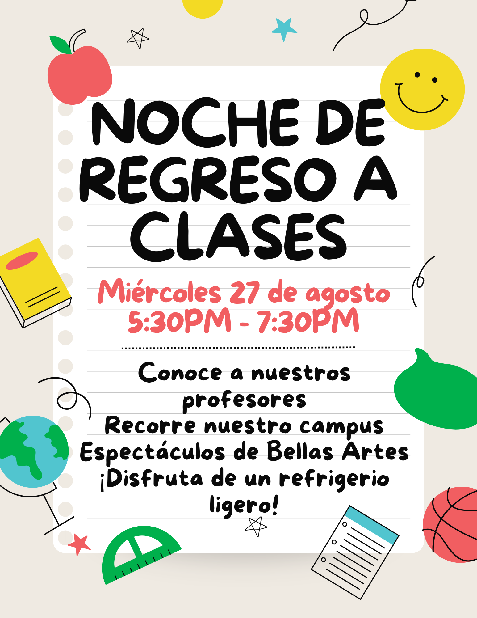 Back to School Night 