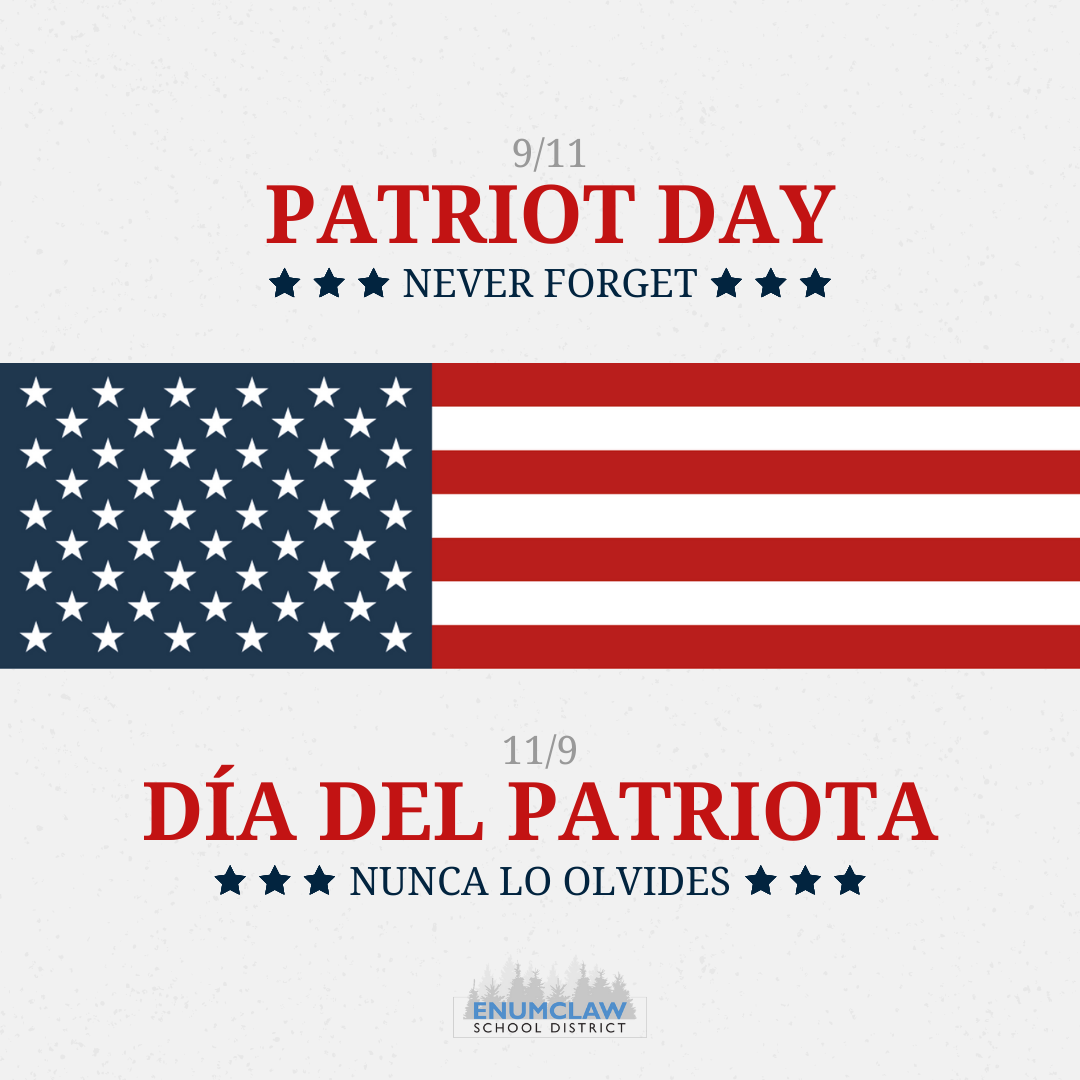 9/ 11 patriot day never forget with american flag