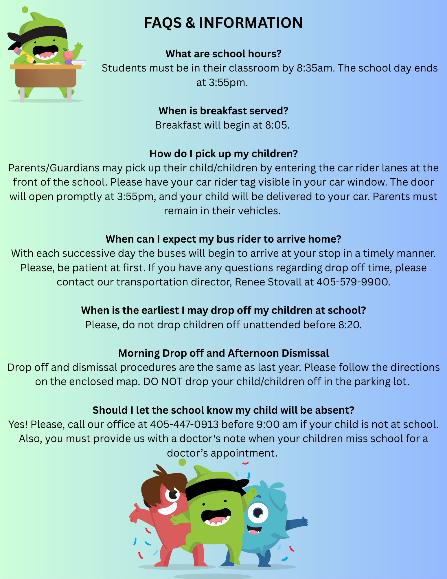 FAQ's