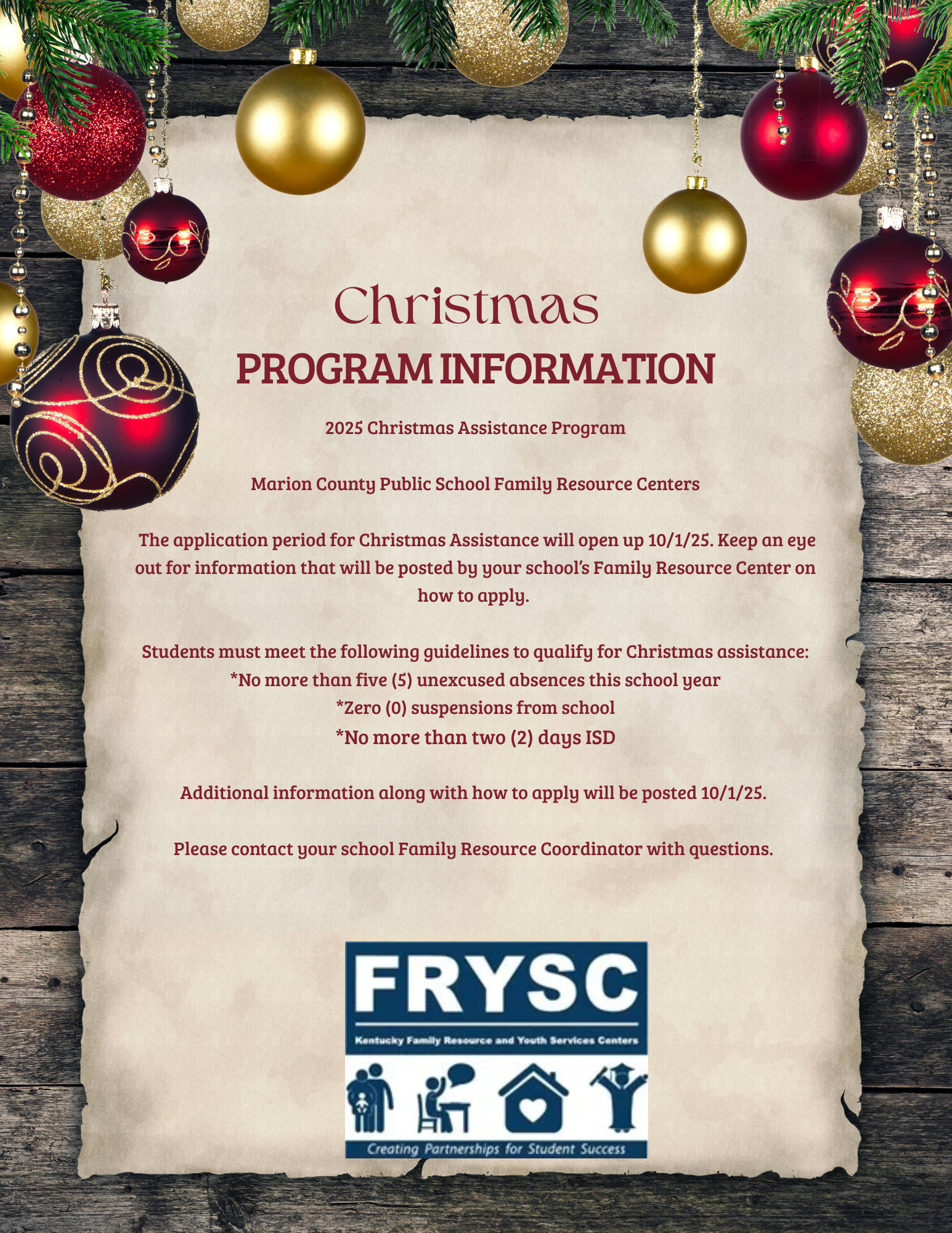 frysc christmas 