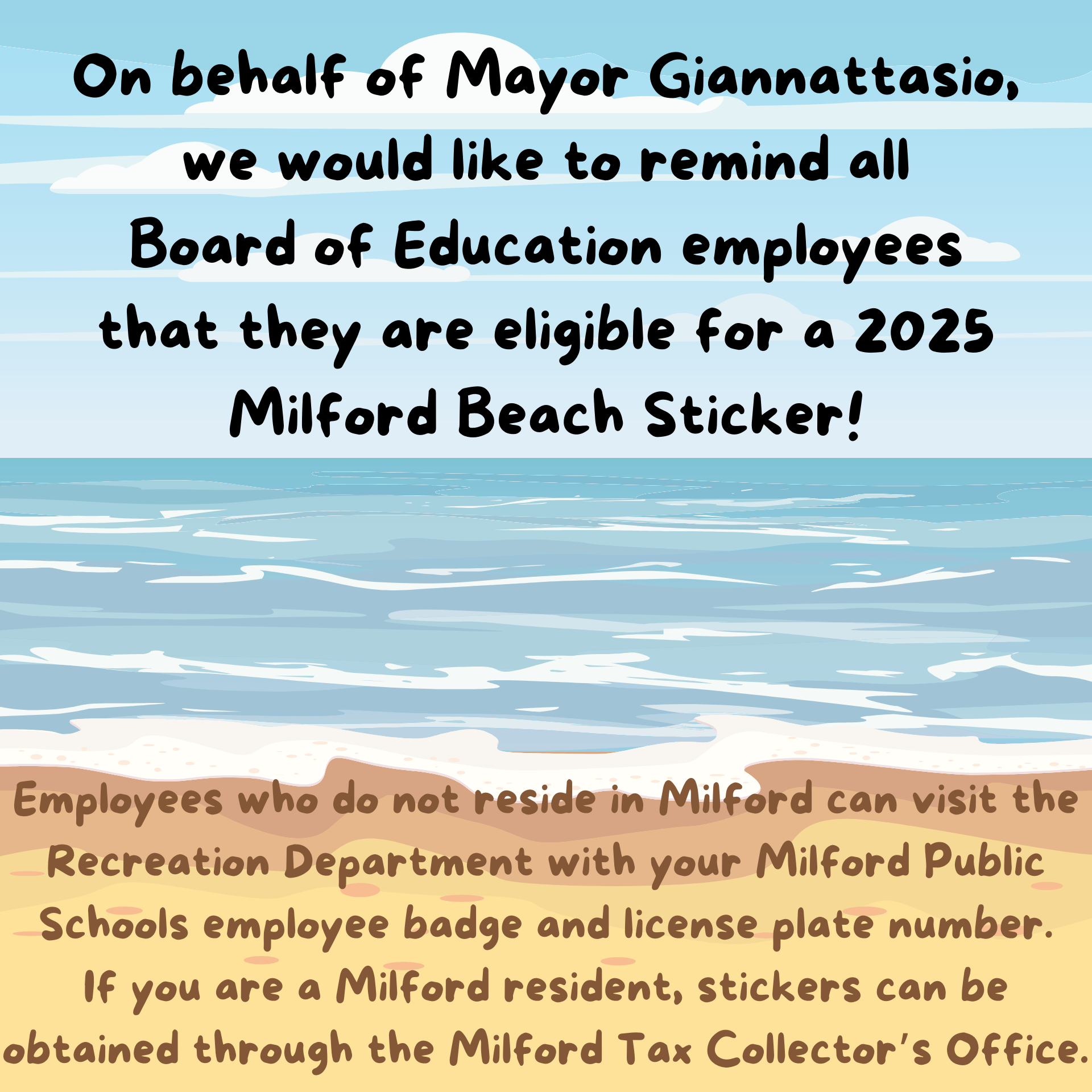 Beach Sticker
