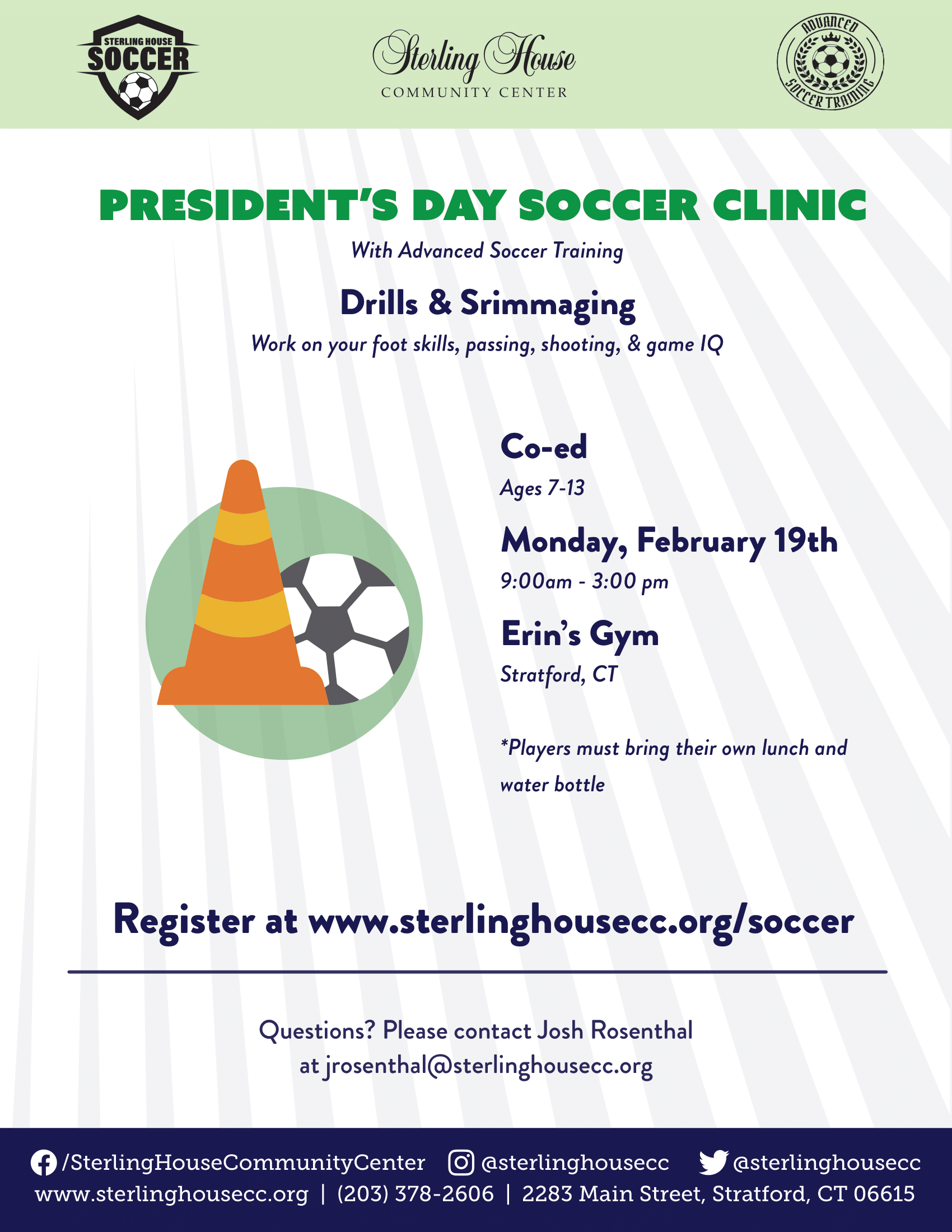 Presidents Day Soccer Clinic