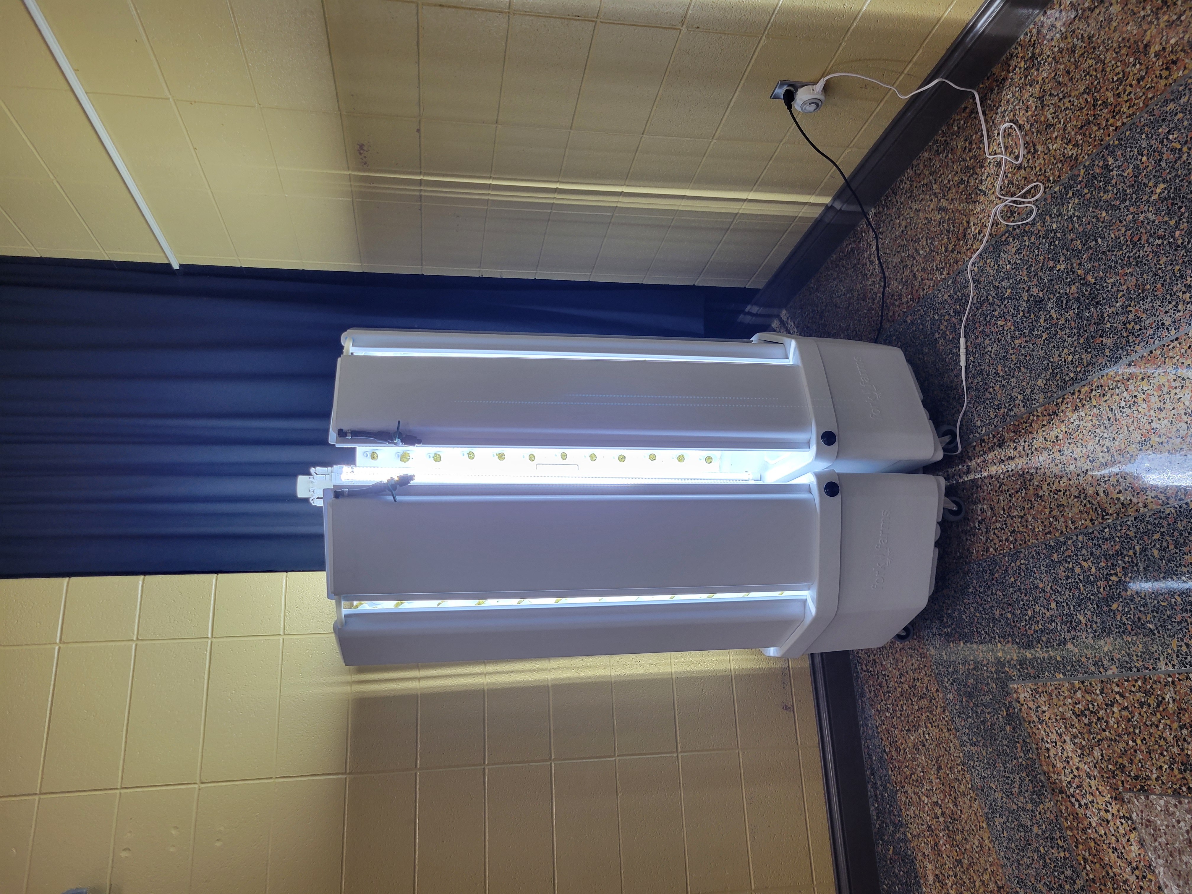 Flex Farm Closed.  Look at it glow