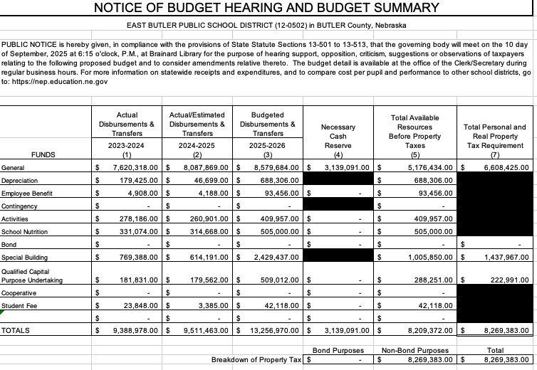 Budget Summary
