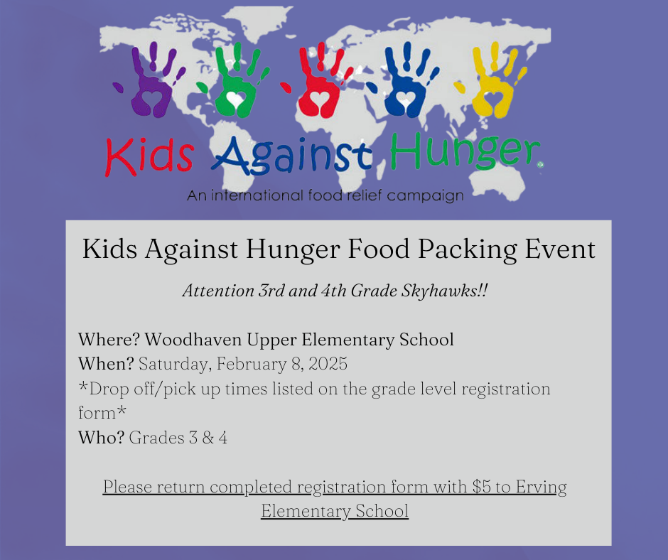 Kids against hunger graphic