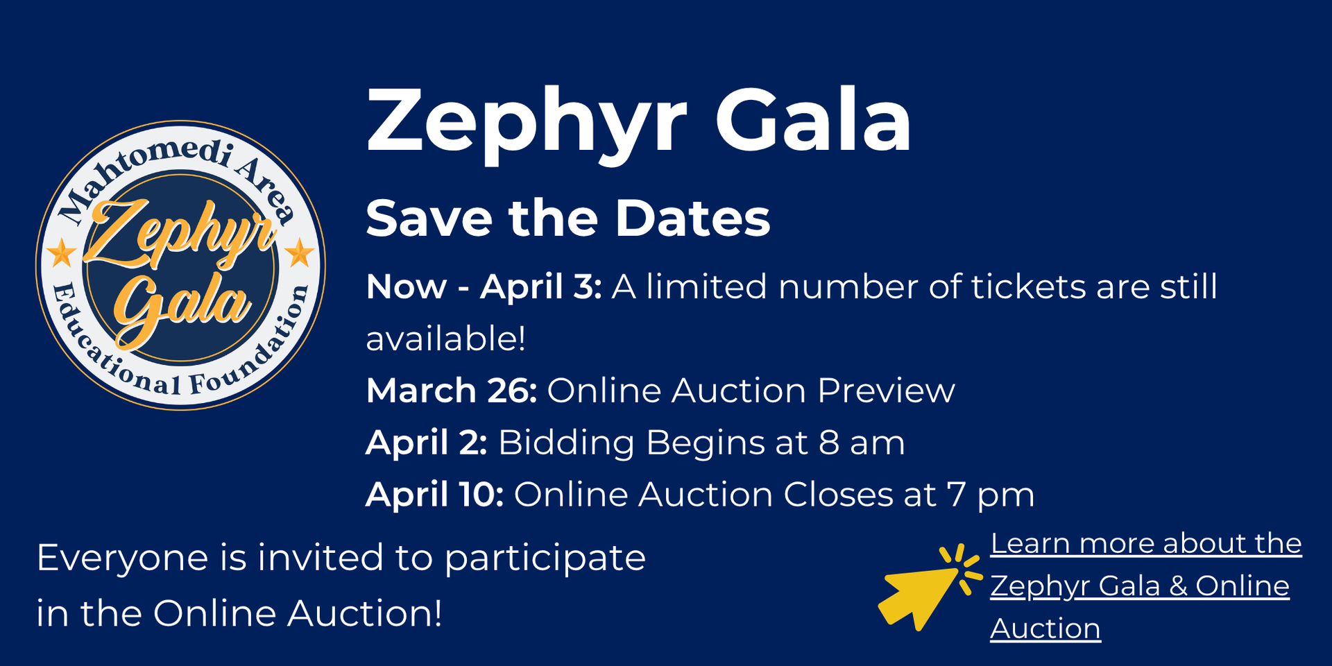 Zephyr Gala Online Auction
