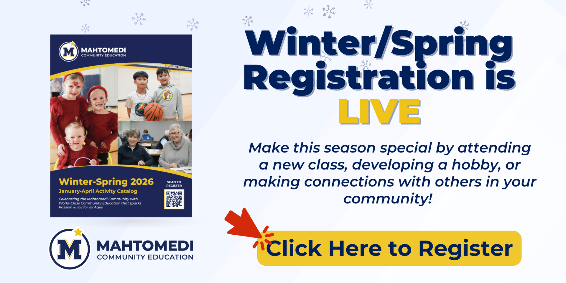 winter/spring registration is live