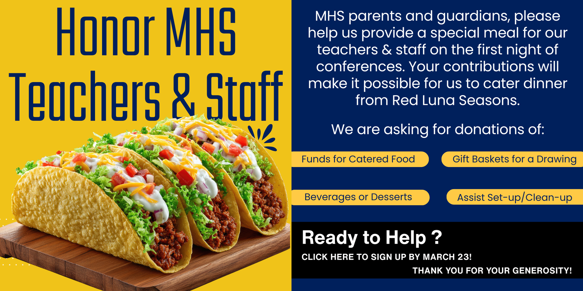 Honor MHS Teachers and Staff