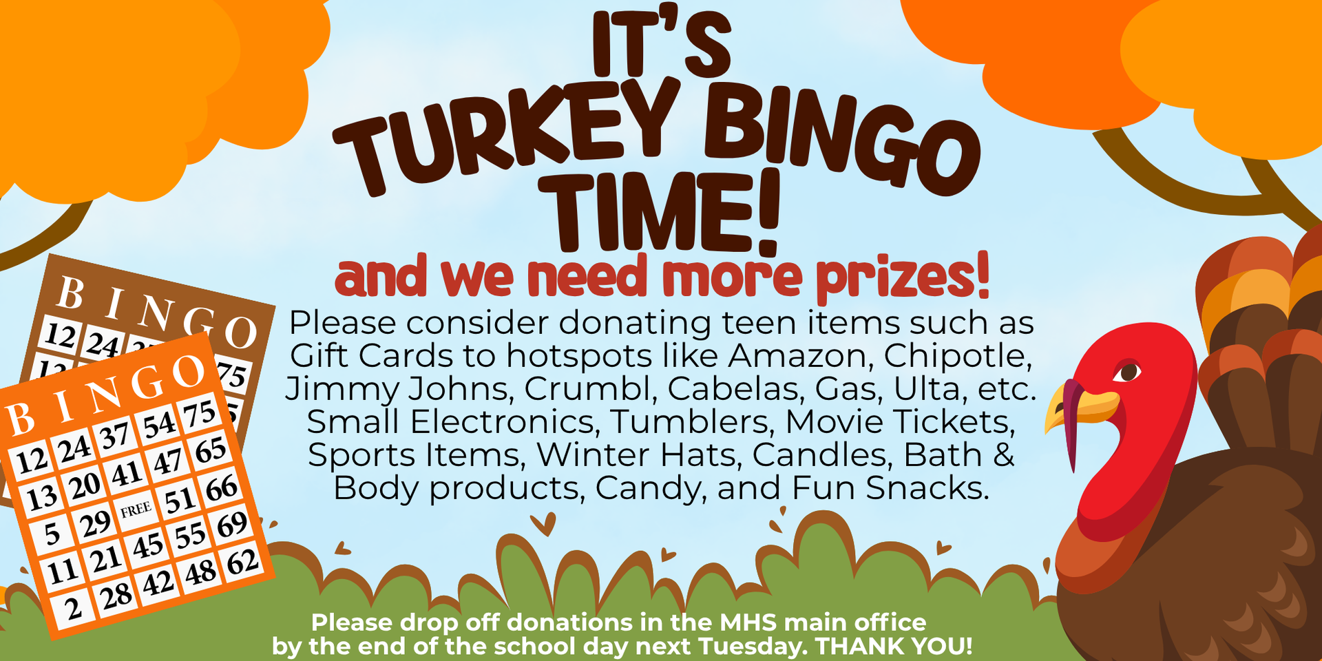 Turkey Bingo