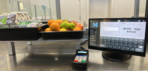 Food counter at MCHS