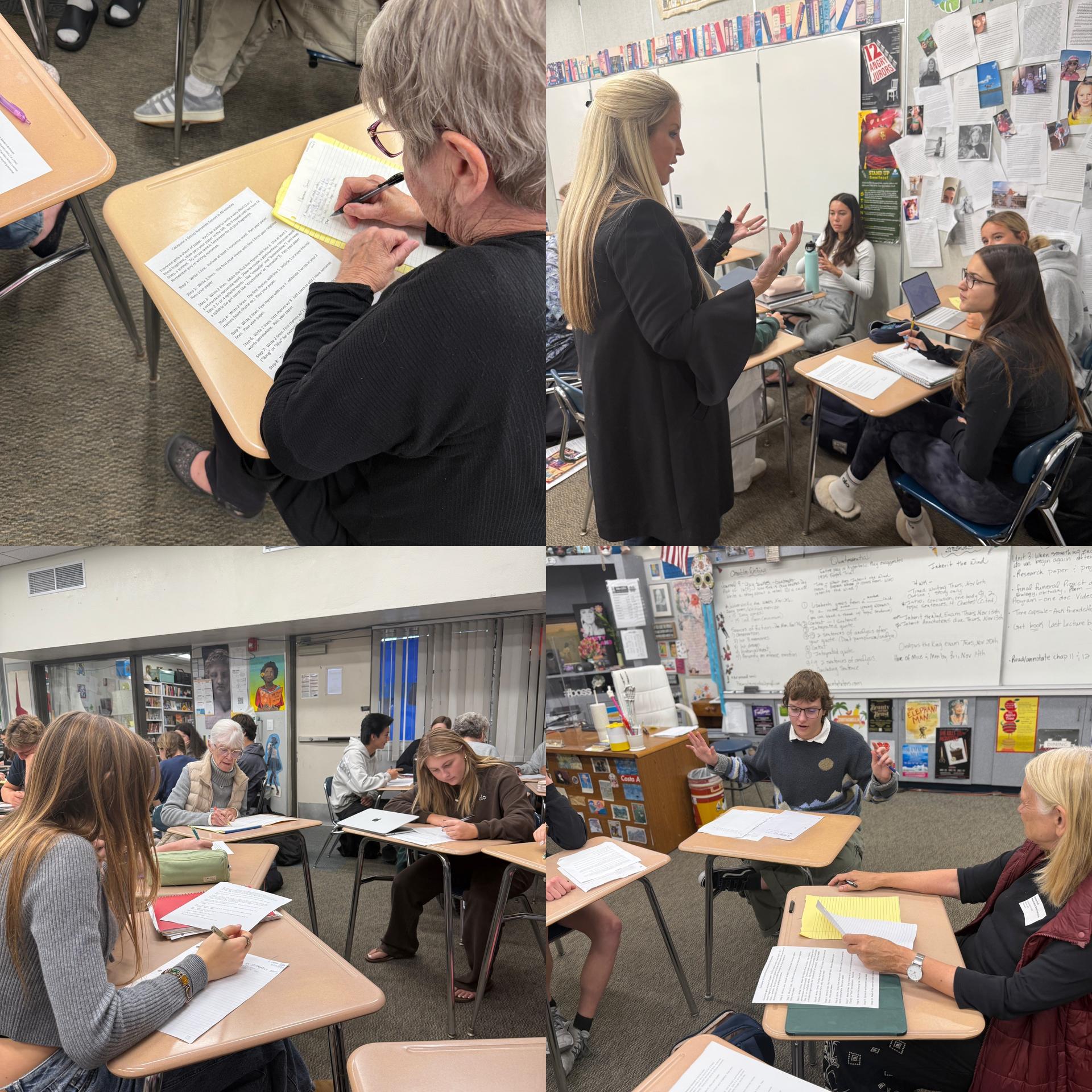 Older adults program working