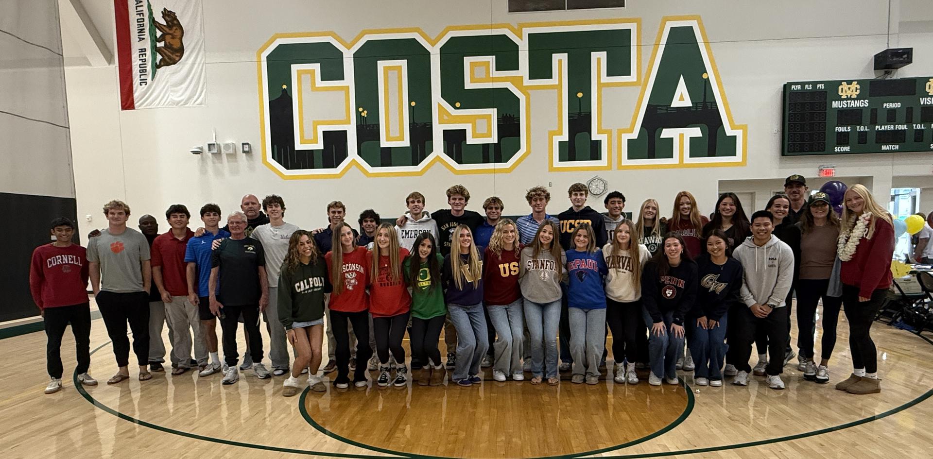 Fall signing day picture