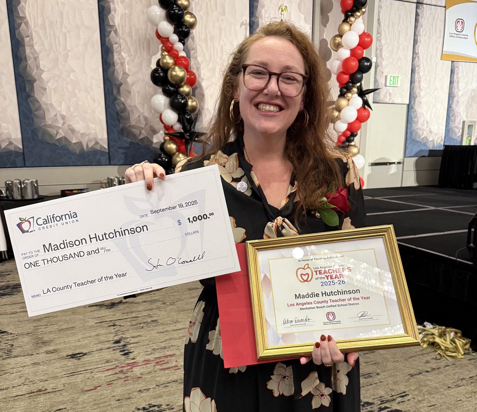 MCHS Teacher Maddie Hutchinson