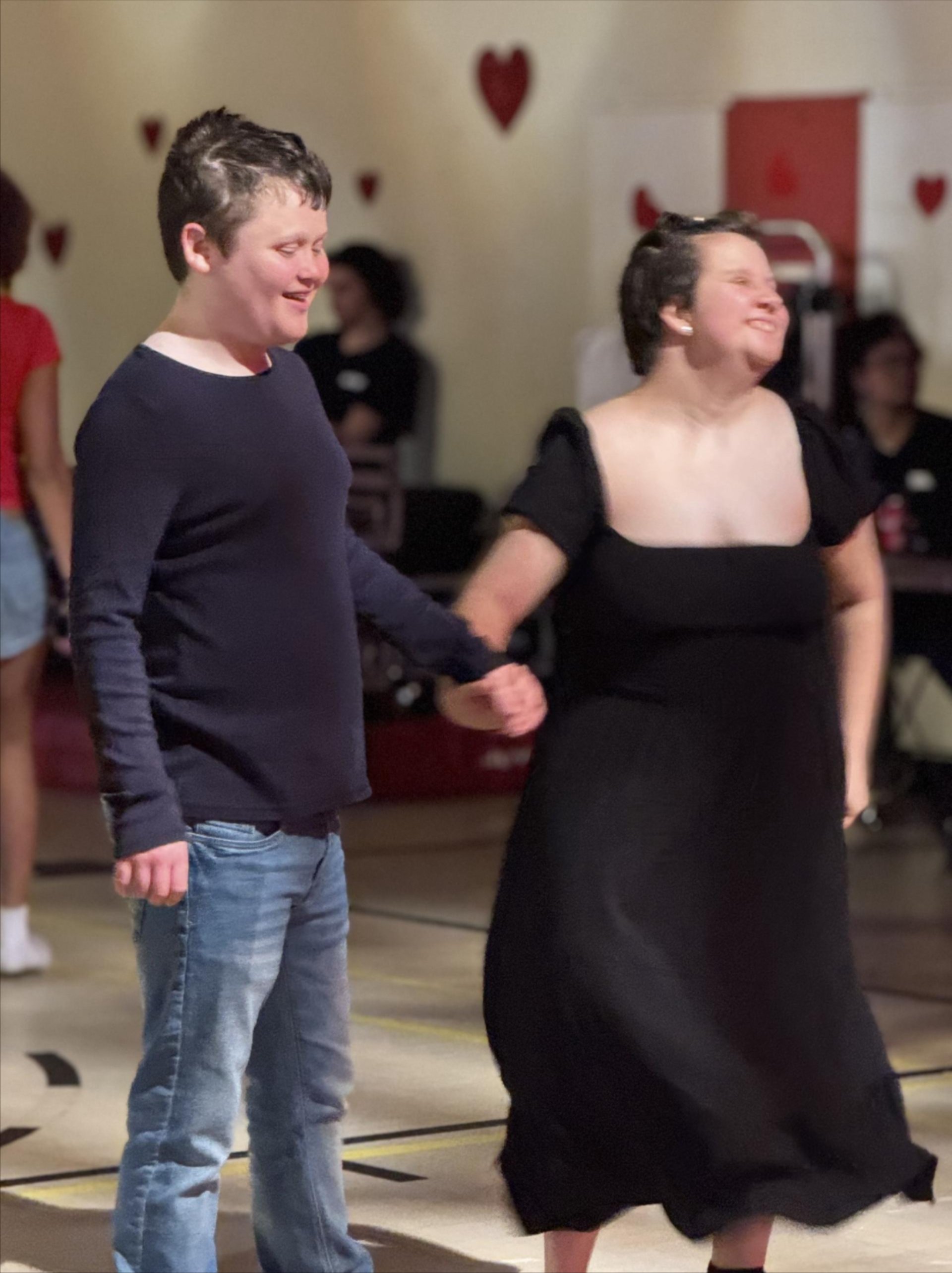 Logan and Janna at the Valentine's Dance
