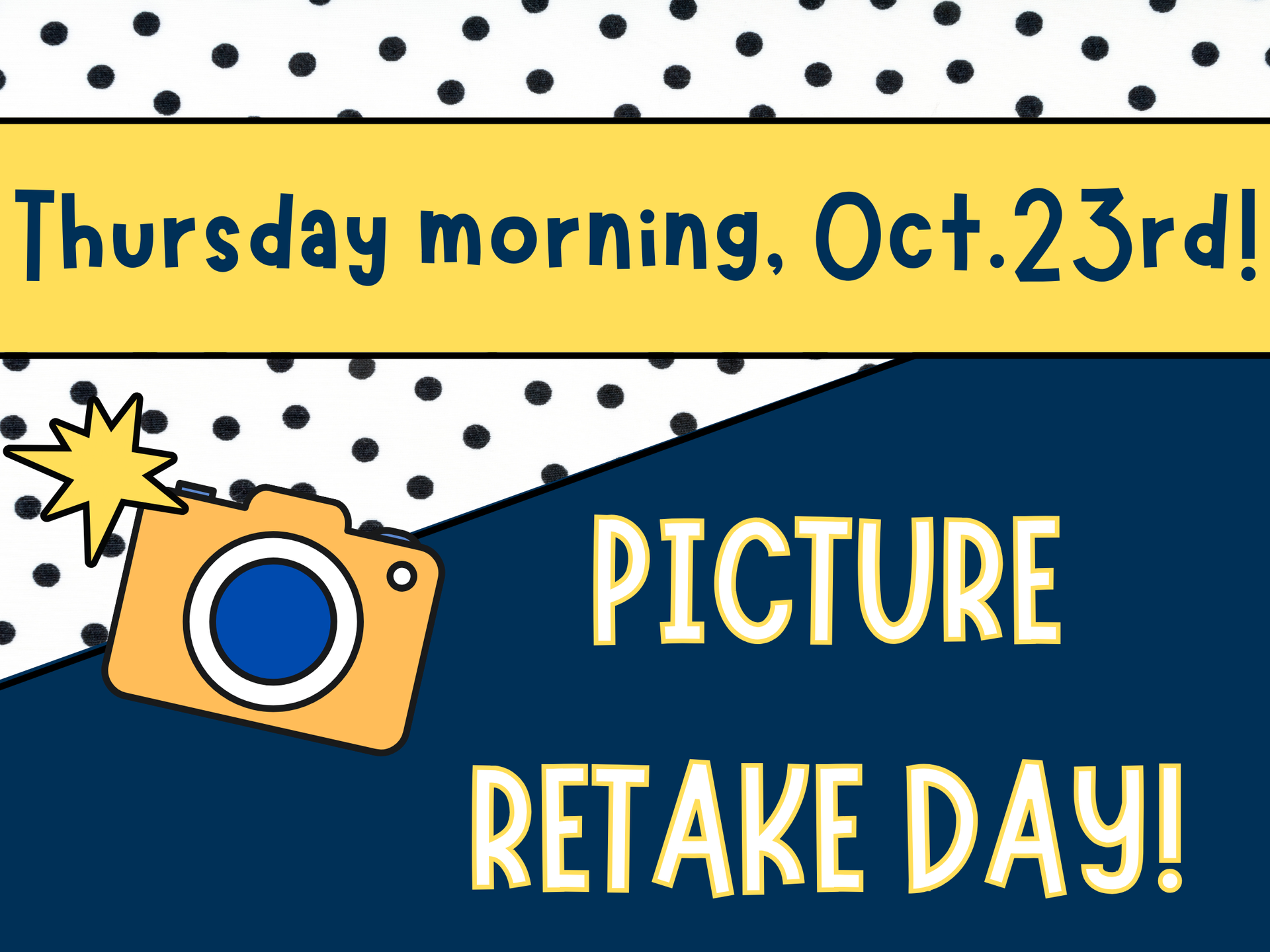 Picture retake day