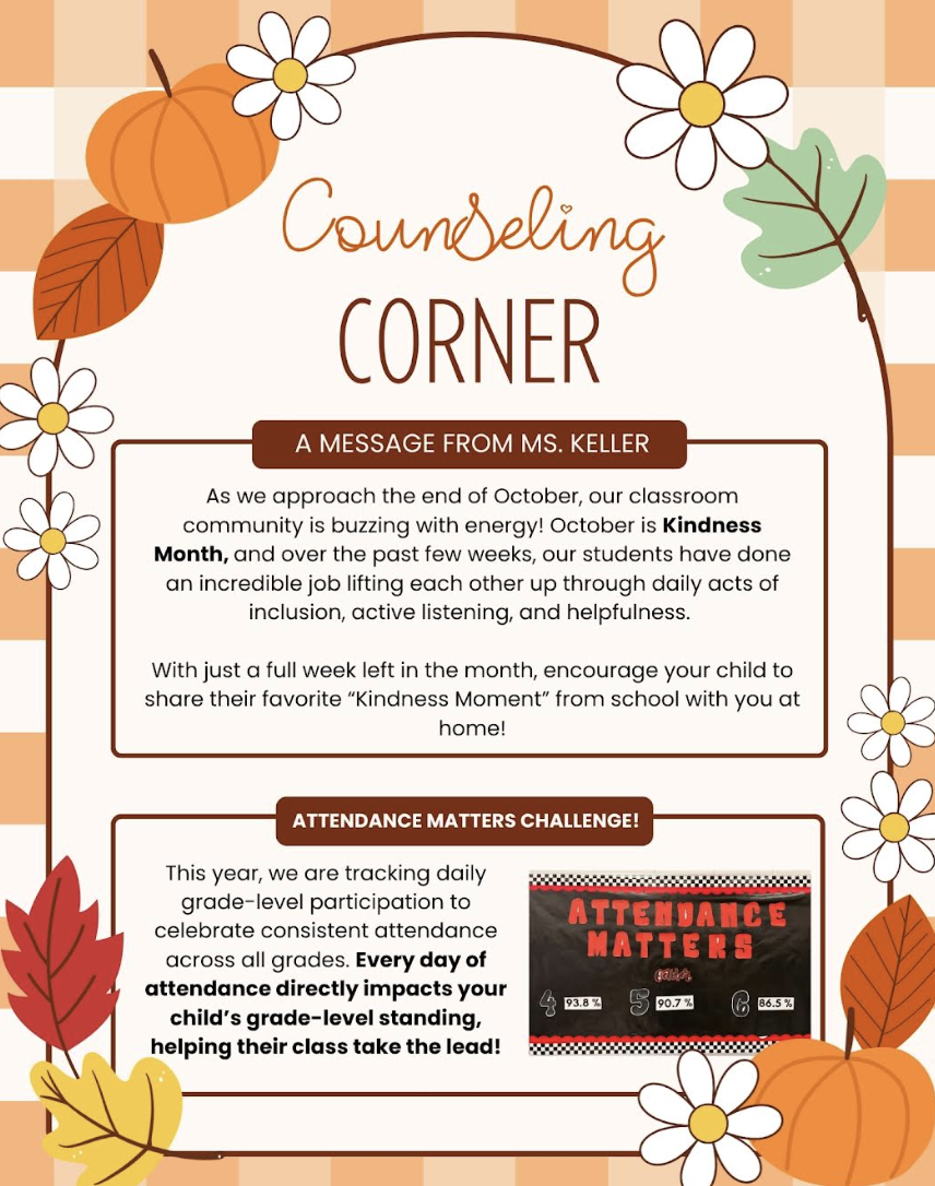 White text on orange background, 