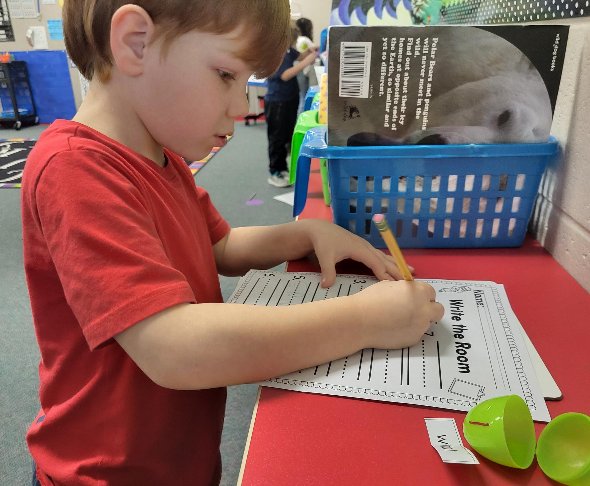 Elementary School students learning via hands on activities