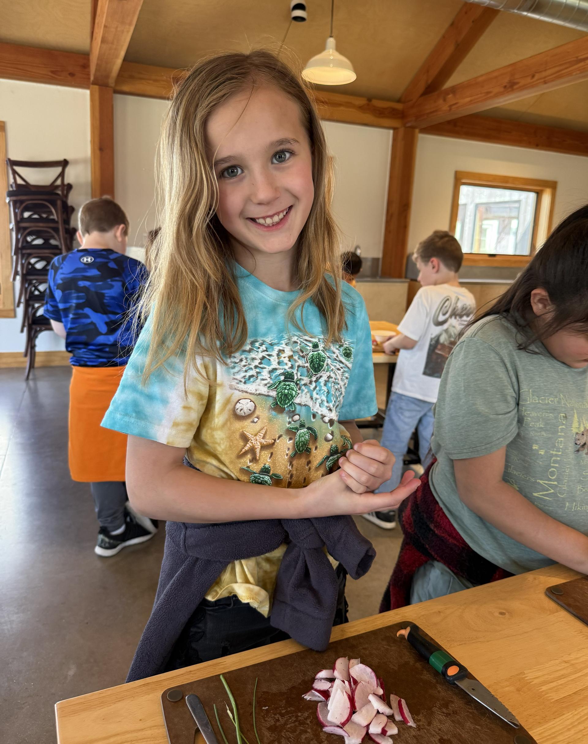 Elementary School students at Nourish