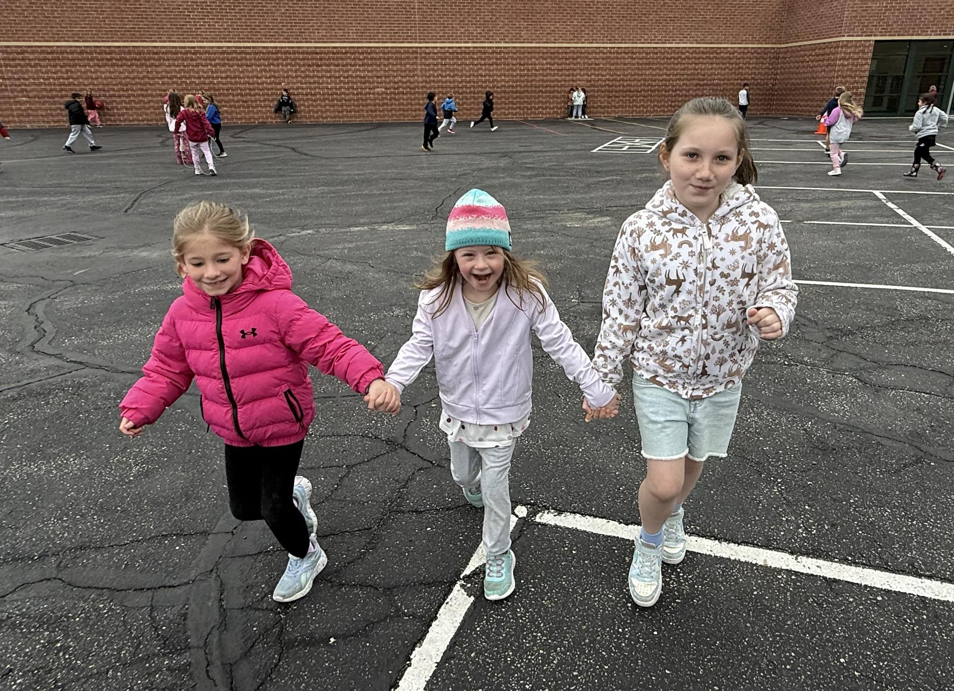 Elementary School students at recess