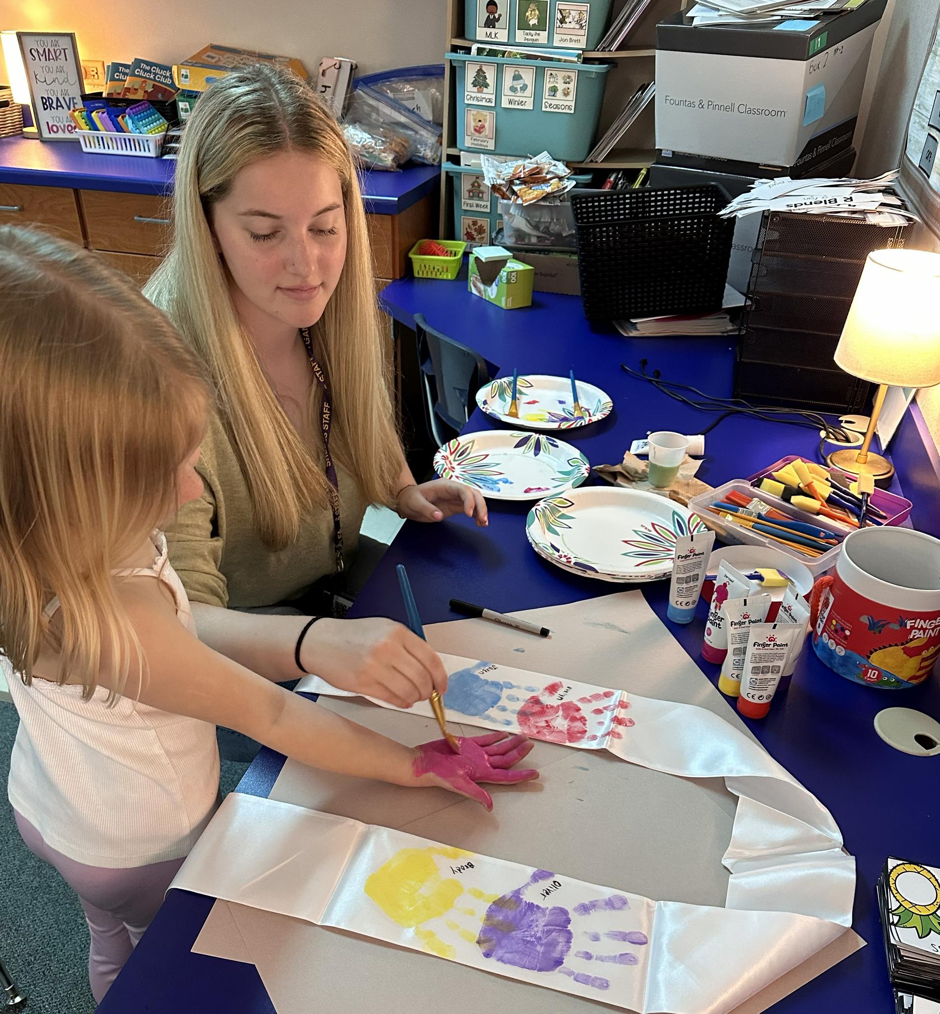Elementary School students learning via hands on activities