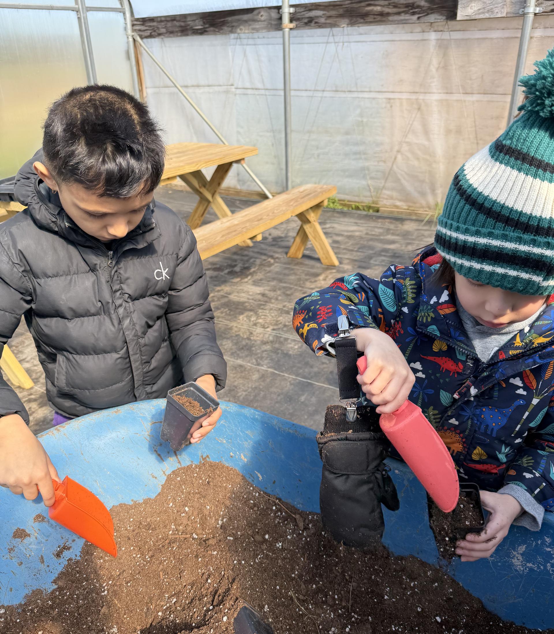 Elementary School students at Nourish