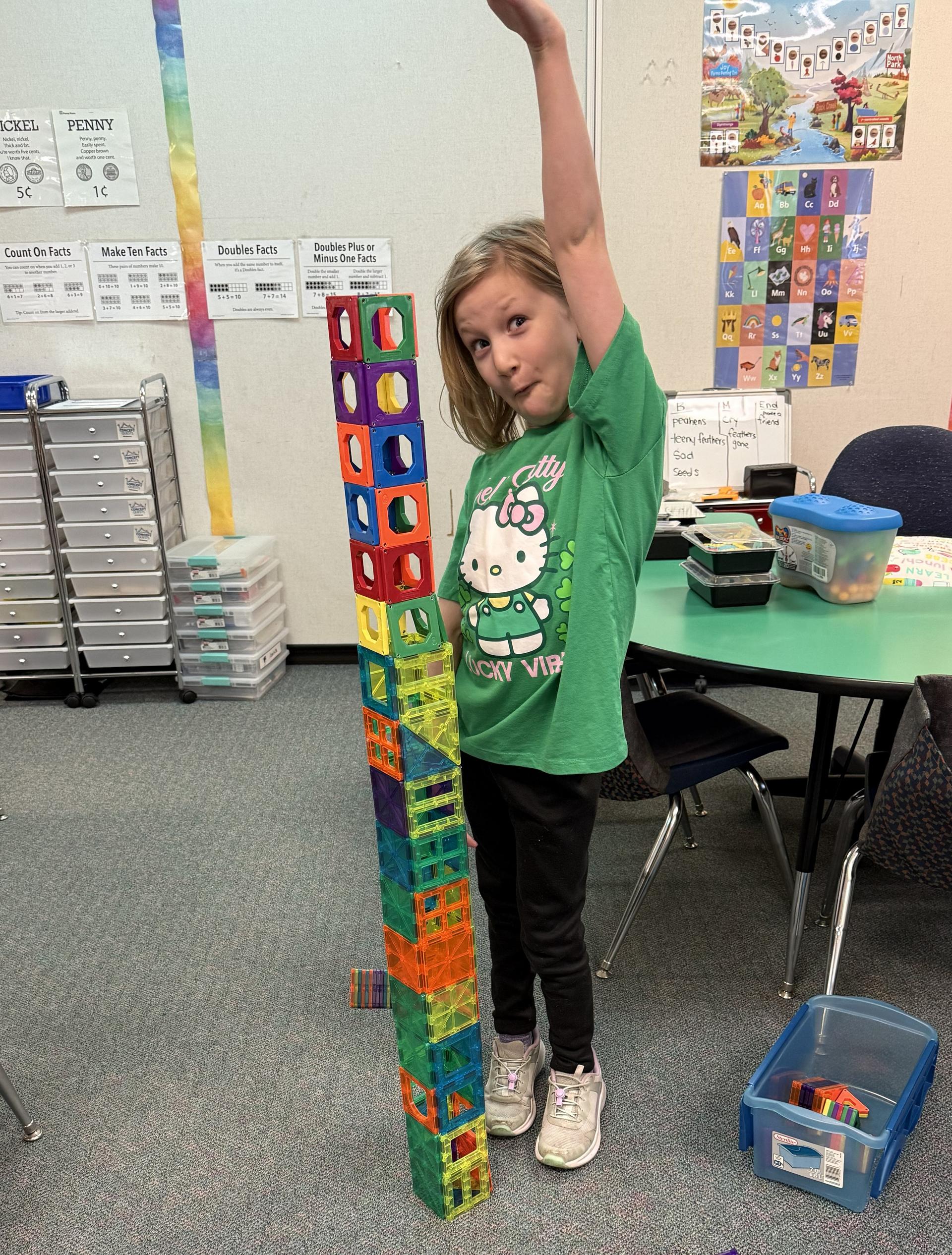 Elementary School students learning via hands on activities