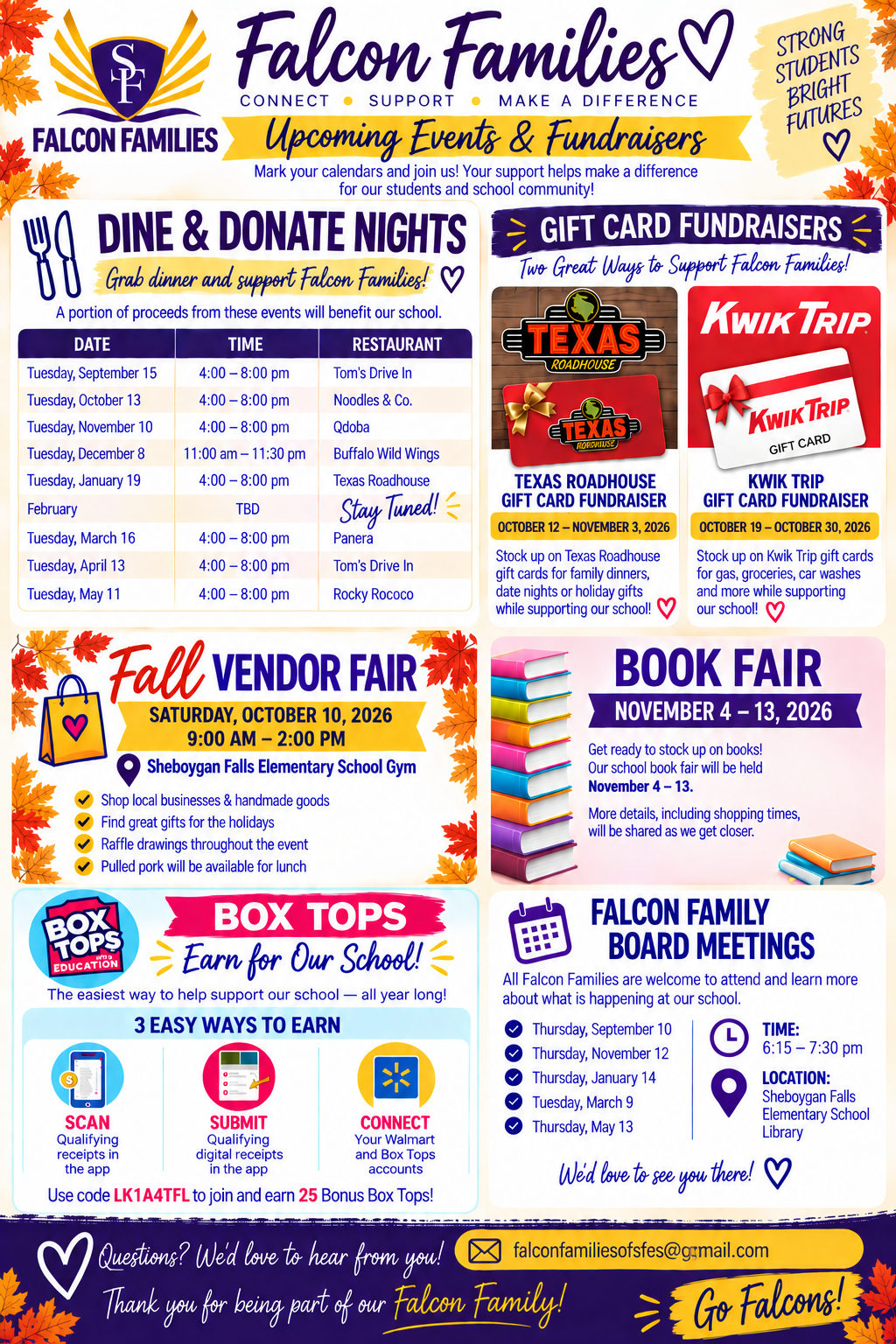 Falcon Families Newsletter